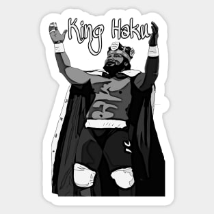 bw king Sticker